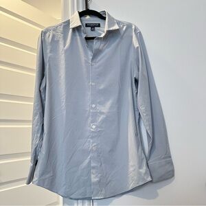 Mizzen+Main Leeward Sky Blue Dress Shirt Size M